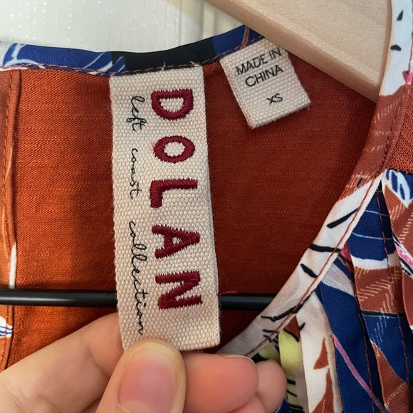 Dolan Left Coast Collection by Anthropologie Pilar Pleated Top - Picture 2 of 3